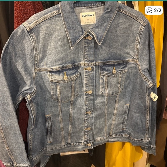 ✨NWT✨ 2XL Classic Denim Jacket - Picture 2 of 2